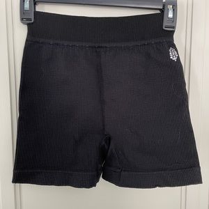 Free People Movement size M/L black shorts
